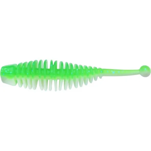 BERKLEY Gumová nástraha Powerbait Power Naiad 7cm Spring Green/White, 8ks