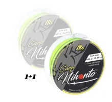 MIKADO Vlasec Nihonto Carp Fluo Yellow 0.30mm, 600m, 1+1