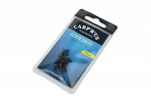 CARP´R´US Obratlík so skrutkou Screw Swivel, 10ks