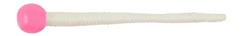 BERKLEY Twister Mice Tail (myší chvostík) 8 cm Bubble Bum White 13ks
