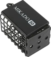 MIKADO Hranatý feeder košík čierny 25x30x44 (1ks)
