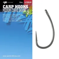 GIANTS FISHING Háčik s očkom Medium Curve Shank (10ks)
