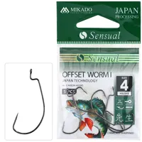 MIKADO Háčik SENSUAL OFFSET WORM I-Veľkosť č.1|bal.5ks