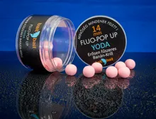 BAIT BAIT Fluo Pop Up Yo-Da Red Spiced Garlic + Banana Krill 14 mm,  50g