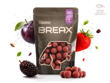 DELPHIN Boilies BreaX SweetBerry Moruša Jahoda Slivka, 300g