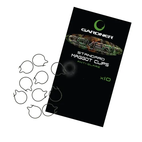 GARDNER Klip na červy Covert Maggot Clips Micro 8mm, 10ks