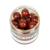 MIKBAITS Spiceman boilie v dipe Pikantní švestka 24mm, 250ml