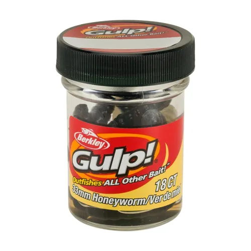 BERKLEY GULP! Honey Worm 3.3cm, 18ks (Black)