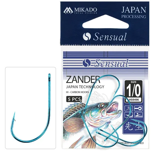 MIKADO Háčik s očkom Sensual Zander 5ks
