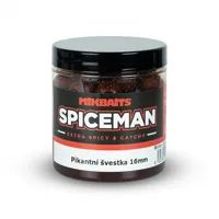 MIKBAITS Spiceman boilie v dipe Pikantní švestka 16mm, 250ml