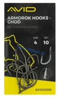 AVID CARP Háčiky s očkom Armorok Hooks Curve (10ks)