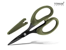 DELPHIN Nožnice s vrúbkami Delphin BladeX Long Titan