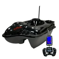 BOATMAN Zavážacia lodička Fighter Pro s GPS a Echolotom Čierna