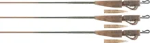 FOX Montáž Edges Camo Leadcore Lead Clip Leaders 50lb, 75cm, 3ks