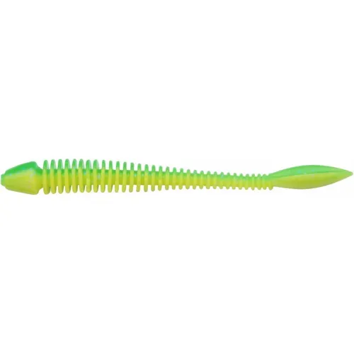 BERKLEY Gumová nástraha Powerbait Power Flail 7cm Spring Green/Sunshine Yellow, 10ks