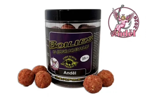 CARP SERVIS VÁCLAVÍK Boilies v dvojobale Anděl 20mm, 180g