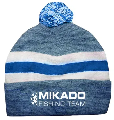 MIKADO Zimná čiapka Winter Cap Blue&White