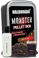 HALDORADO Monster Pellet Box Pečeň a krv (400g)