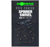 KORDA Obratlík PTFE Spinner Swivel veľ. 11, 8ks