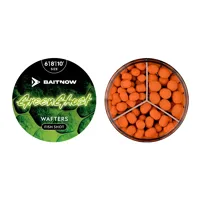 BAITNOW Method Feeder Green Ghost Wafters 6/8/10mm, 24g (Rybí mix)