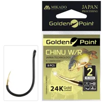 MIKADO Háčik GOLDEN POINT-CHINU s očkom-Veľkosť č.12|bal.10ks