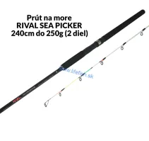 MIKADO Prút na more Rival Sea Picker 240cm, do 250g (2 diel)