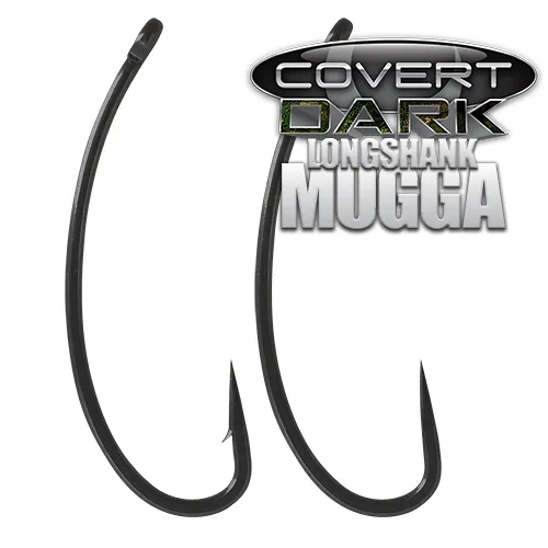 GARDNER Háčiky bez protihrotu Covert Dark Longshank Mugga Barbless (10ks)
