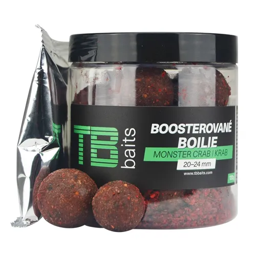 TB BAITS Boosterované Boilie Monster Crab 20-24mm, 120g