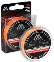 MIKADO Pletená šnúra - KENDO SHINE oranžová-10m|0.23mm|21.75kg
