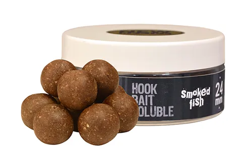 THE ONE Hook Bait Soluble rozpustné boilies Black 24mm, 150g