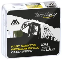 MIKADO Pletenka FAST SINKING PREMIUM BRAID camo zelená-10m|30lb