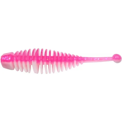 BERKLEY Gumová nástraha Powerbait Power Naiad 3cm Pink/White, 12ks