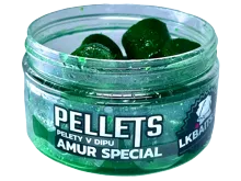 LK BAITS Pelety v dipe AMUR SPECIAL 17mm, 60g