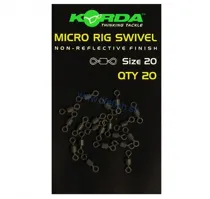 KORDA Obratlík Micro Rig Swivel (20ks)