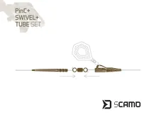 DELPHIN Set sCAMO PinC + Swivel + Tube / 5 setov (2)