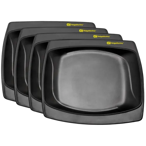 RIDGEMONKEY Sada tanierov DLX Standard Plate Four Pack 4ks