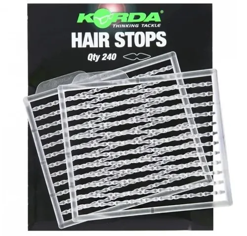 KORDA Zarážky Hybrid Hair Stops (240ks)