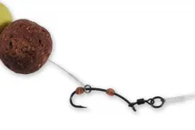 CARP´R´US 360° Stiff Link Oval Ring & 360° Swivel 16.5cm, 50lb (2ks) (1)