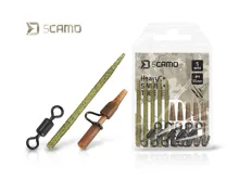 DELPHIN Set sCAMO HeavyC + Swivel + Tube / 5 setov