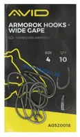 AVID CARP Háčiky s očkom Armorok Hooks Wide Gape (10ks)