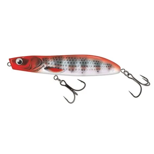 SALMO Wobler RATTLIN STICK FLOATING Red Head Striper 11cm (plávajúci)