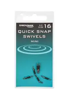 DRENNAN Rychlovýmenný obratlík Quick Snap Swivels vel. 16, 6ks