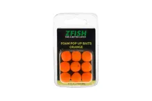 ZFISH Penová nástraha Foam Pop up Baits Orange 15mm, 9ks