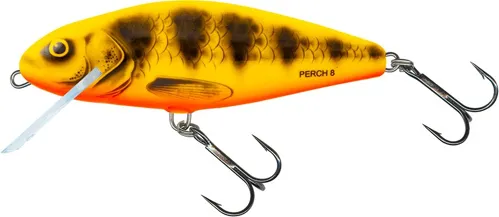 SALMO Wobler Perch Floating Yellow Red Tiger 8cm (plávajúci)