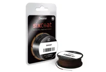 DELPHIN Stužená šnúrka Sixcoat Skin Line muddy 25lb