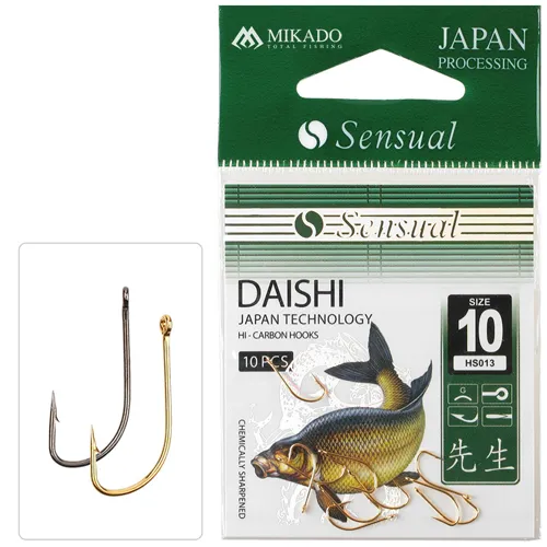 MIKADO Háčik SENSUAL-DAISHI s očkom Čierny nikel