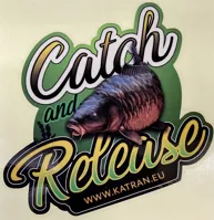 KATRAN Nálepka Catch &amp; Release (12x12cm)