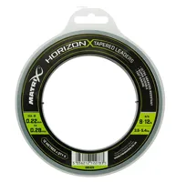 MATRIX Šokový vlasec Horizon X Tapered Leaders 0.22-0.28mm, 5x12m