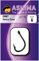 ASHIMA Háčik s protihrotom C887 Heavy Carp 10ks