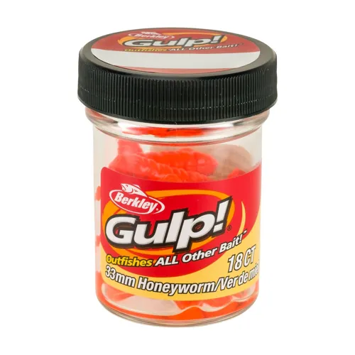 BBERKLEY GULP! Honey Worm 3.3cm Orange, 18ks